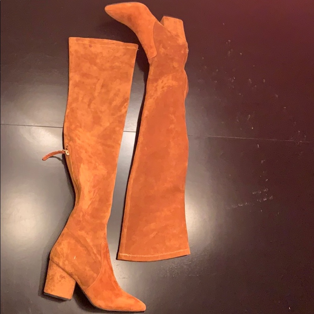 Goodnight Macaroon Marlo Tan Knee High Boots